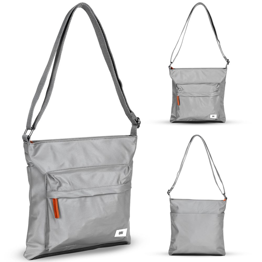 Small Gray Crossbody Bag - Medium Nylon Crossbody Bags & Men With <3